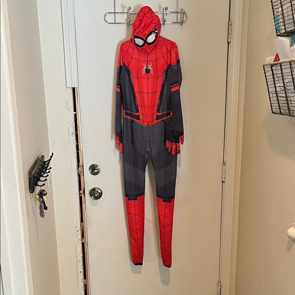 Kids Red and Black Spider man Costume